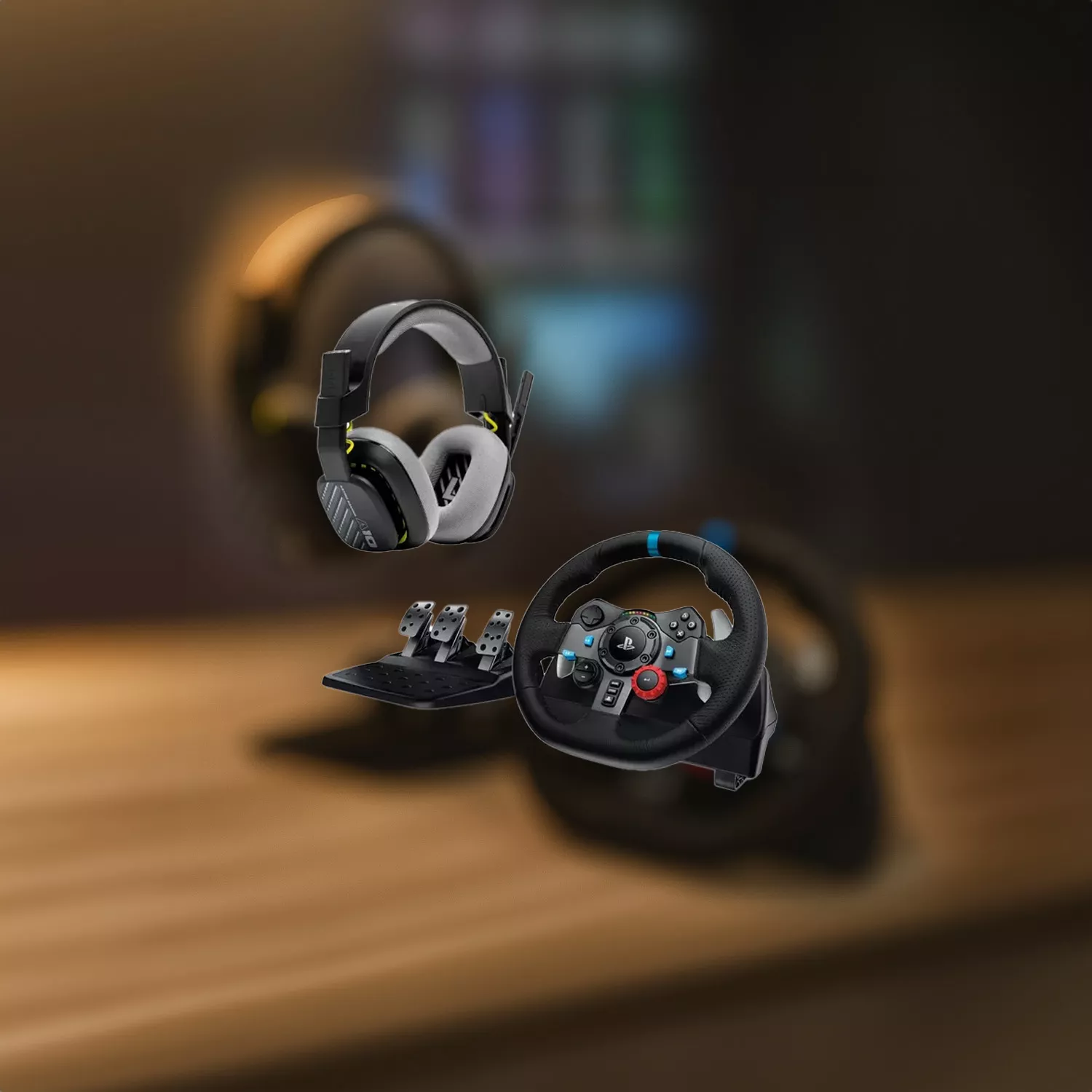LOGITECH G29 Racing Wheel with Pedals & ASTRO A10 Gaming Headset Bundle